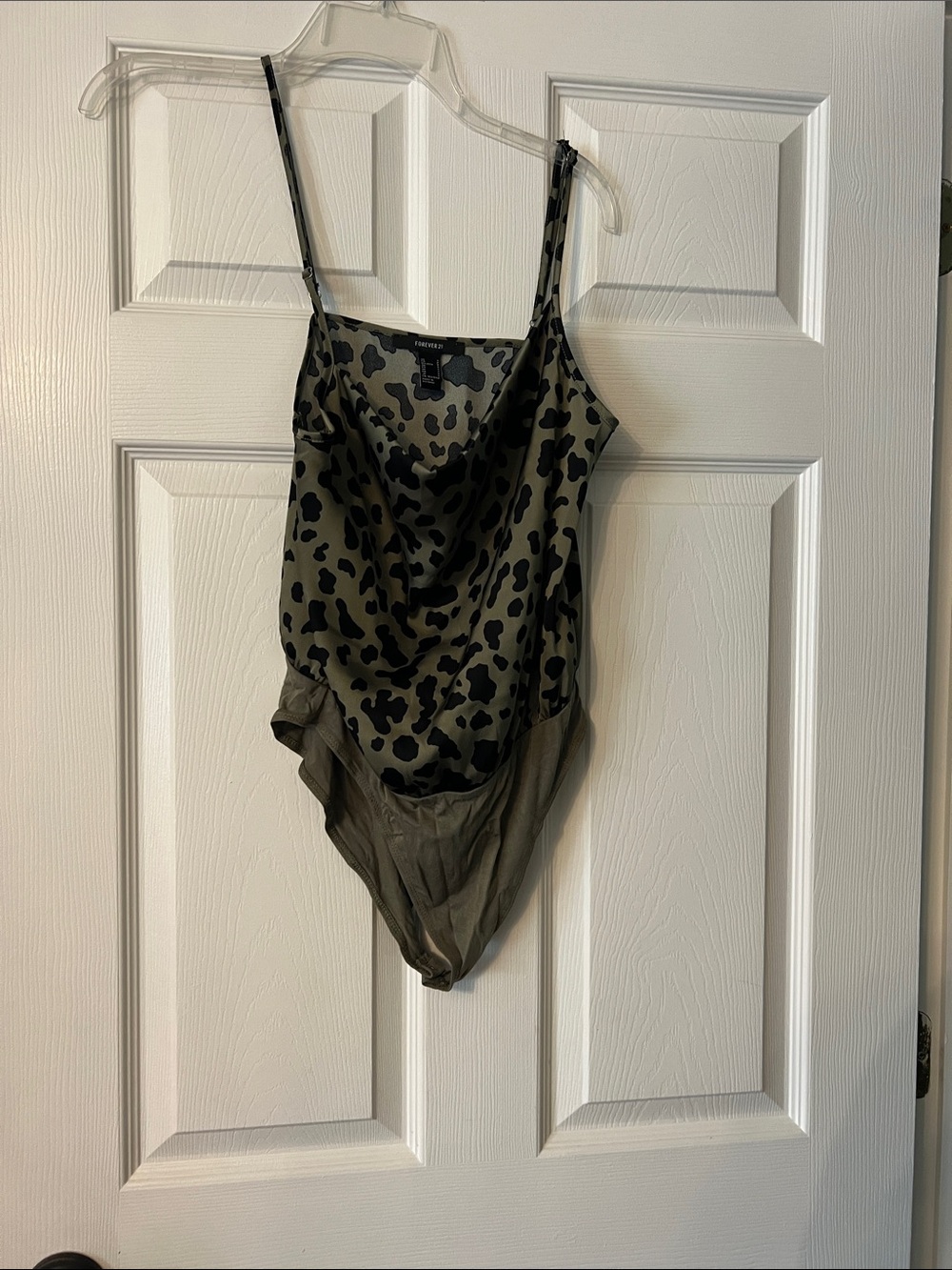 Green & black bodysuit. Small forever 21 F21